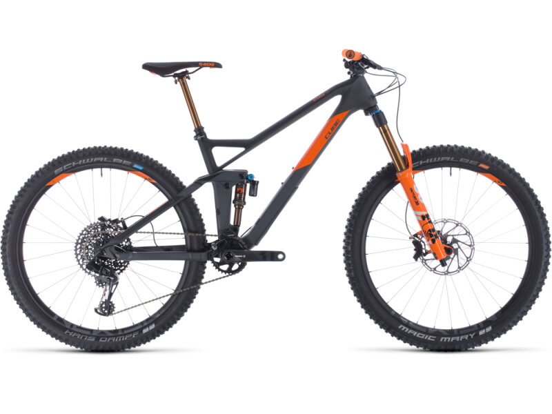 Cube Stereo 140 HPC TM 27.5 grey´n´orange