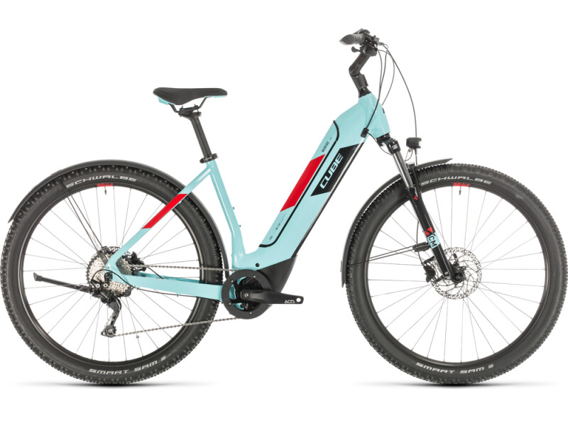 Cube Nuride Hybrid Pro 500 Allroad glacierblue´n´red