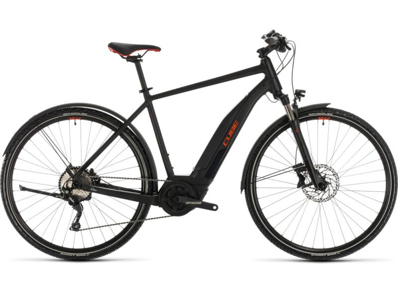 Cube Nature Hybrid EXC 500 Allroad black´n´red