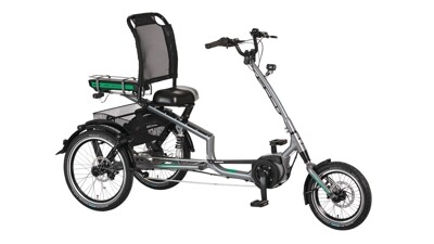 Pfau-Tec ELO-Scooter Trike grau