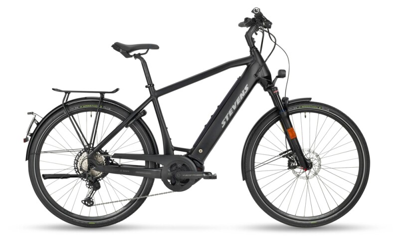 Stevens E-Triton 45 Gent Stealth Black e-Trekkingbike