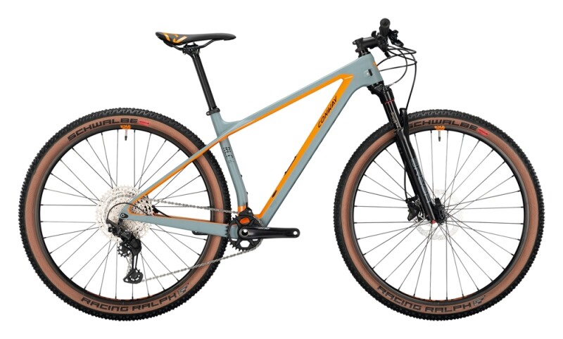 Conway RLC 4 grey matt / orange Mountainbike