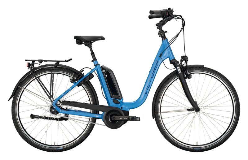 Victoria eTrekking 7.5 blau, weiß e-Citybike