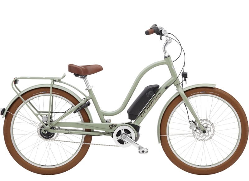 Electra Bicycle Townie Go! 5i Step-Thru Green Tea