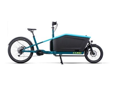 Cube Cargo Sport Dual Hybrid 1000Wh Blue-Lime