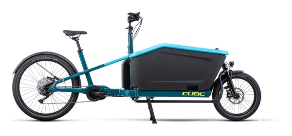 CUBE - Cargo Sport Hybrid  500 blue´n´lime