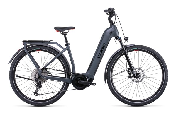 CUBE - Touring Hybrid EXC 625 grey´n´red