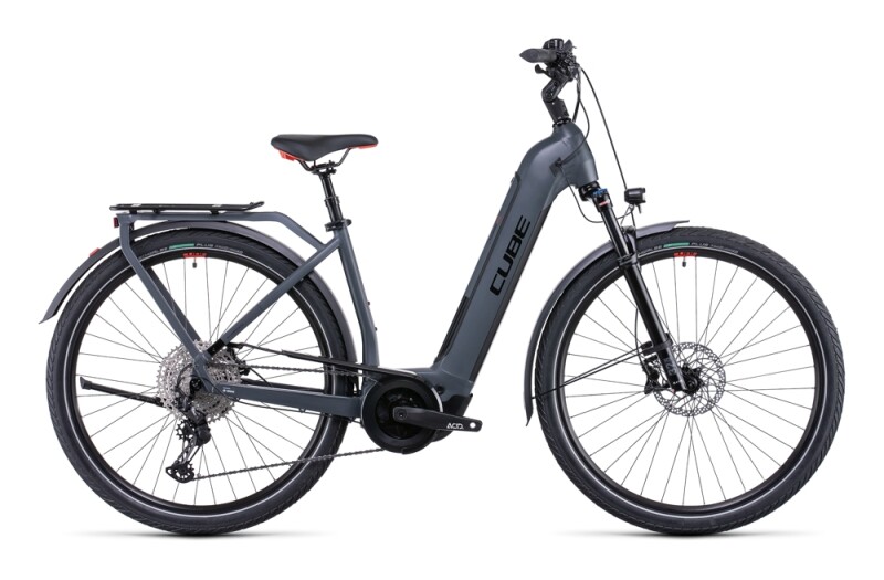 Cube Touring Hybrid EXC 625 grey´n´red