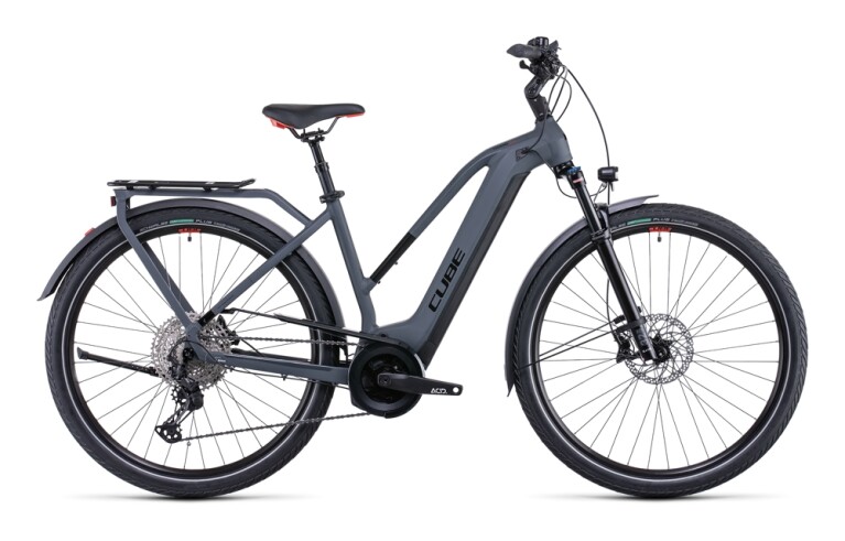 CUBE Touring Hybrid EXC 500 grey´n´red