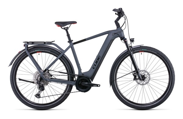 CUBE - Touring Hybrid EXC 500 grey´n´red