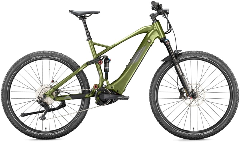 MORRISON YUROK FS 750 Fullsuspension light olive e-Mountainbike