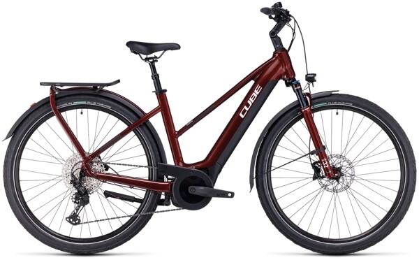 CUBE - Touring Hybrid EXC 625 red´n´white