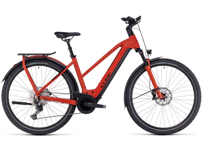 Cube Kathmandu Hybrid EXC 750 red´n´black