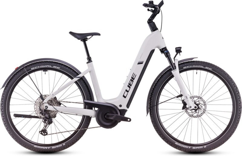 Cube Nuride Hybrid EXC Allroad cotton´n´silver e-Trekkingbike