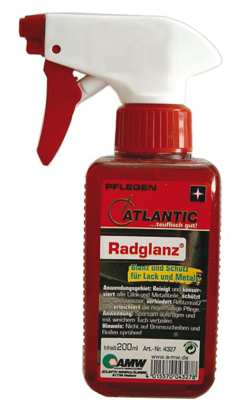 Atlantic ATLANTIC Radglanz mit Sprühkopf Werkzeug / Radpflege