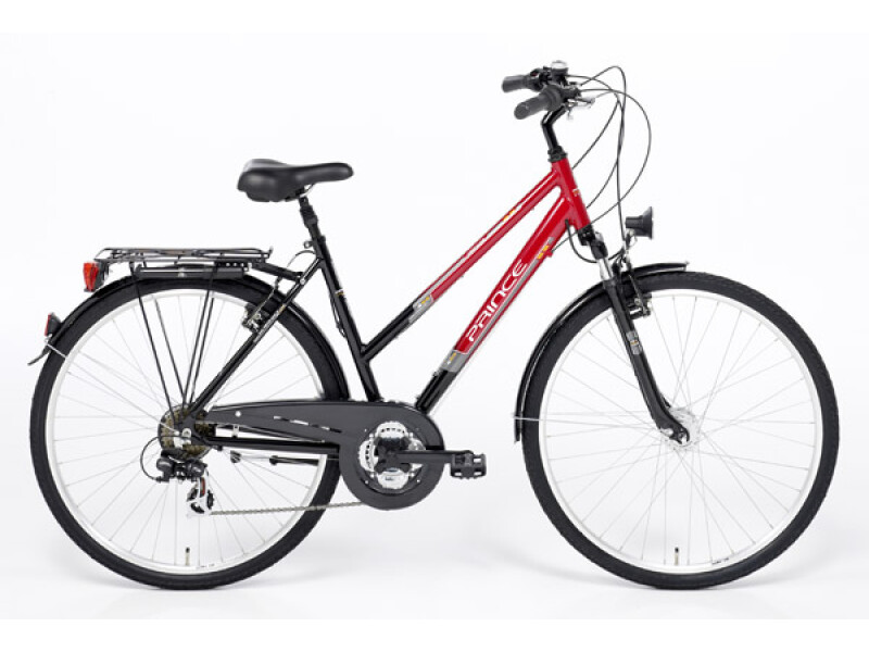Prince Street Glider Damen schwarz/rot