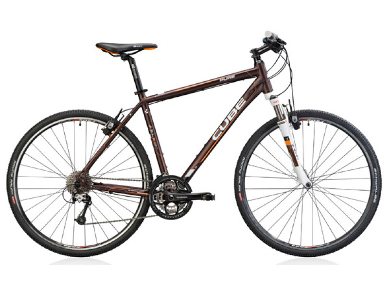 Cube Pure cocoa orange print