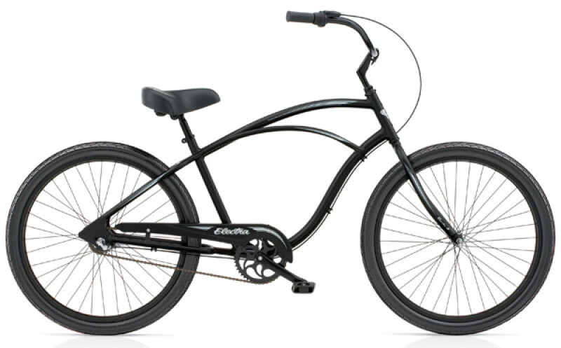 Electra Bicycle Coaster 3i black satin men's 