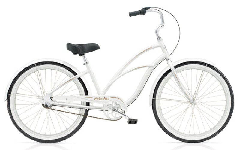 Electra Bicycle Coaster 3i pearl white ladies'