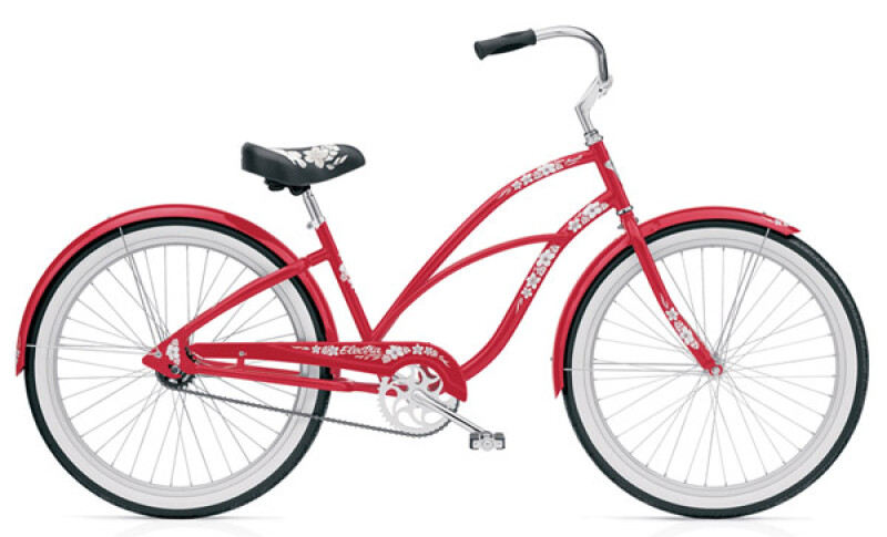 Electra Bicycle Hawaii 3i red ladies'