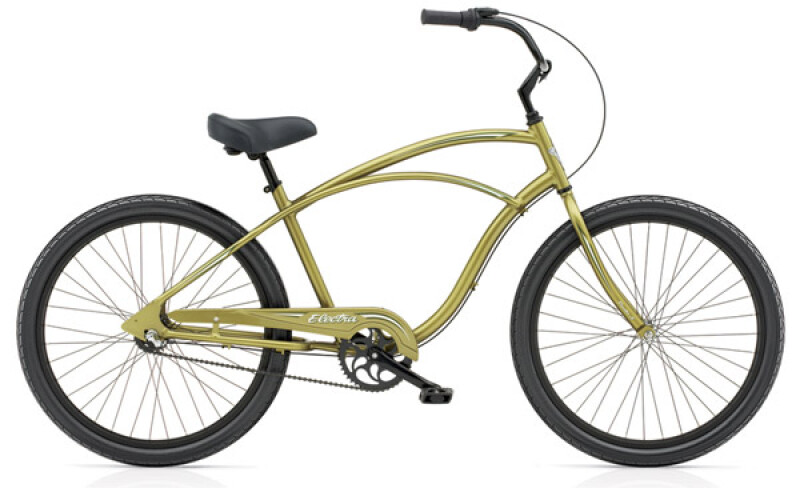 Electra Bicycle Coaster 3i olive metallic men's