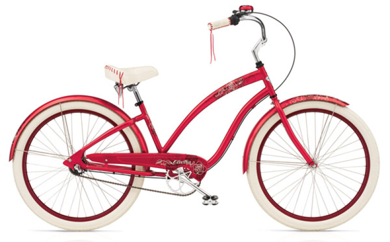 Electra Bicycle Fleur 3i raspberry ladies'