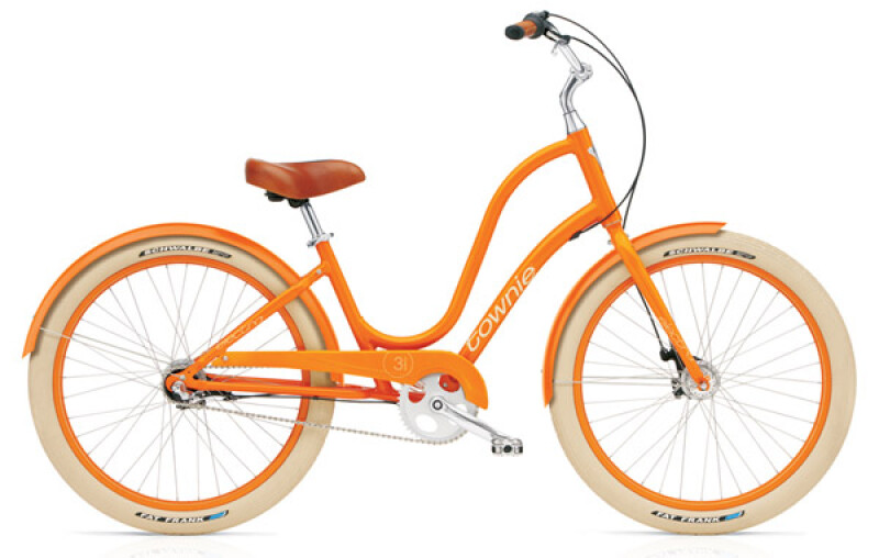 Electra Bicycle Townie Balloon 3i tangerine ladies'