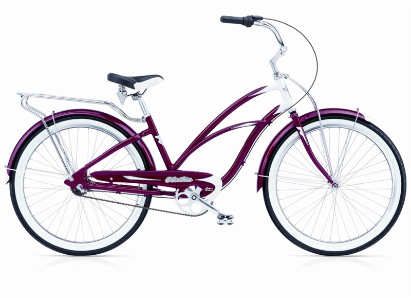 Electra Bicycle Super Deluxe 3i candy red ladies'