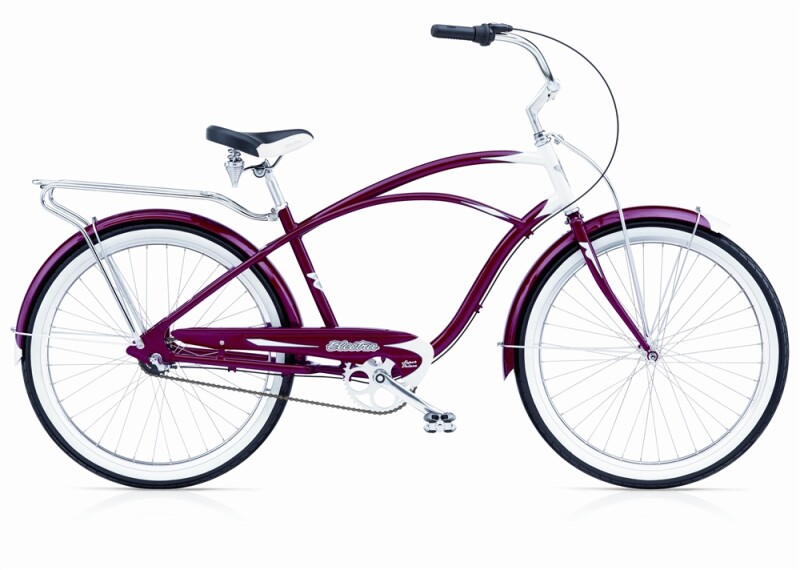 Electra Bicycle Super Deluxe 3i candy red men's