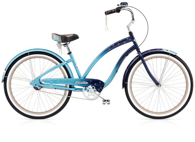 Electra Bicycle Night Owl 3i blue fade ladies'