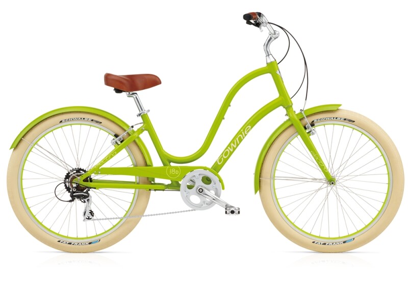 Electra Bicycle Townie Balloon 8D lime ladies'