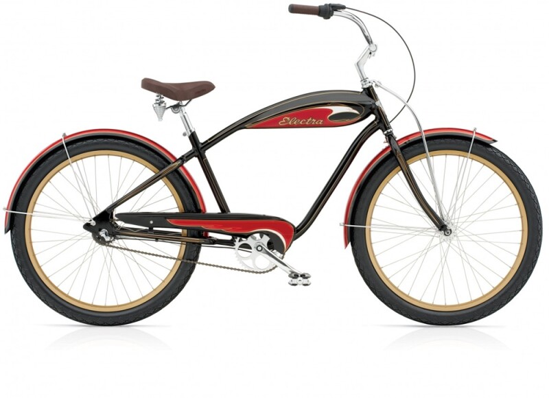 Electra Bicycle Mulholand 3i (Alloy) black/red men's