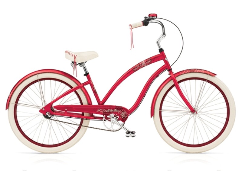 Electra Bicycle Fleur 7i raspbeery ladies'