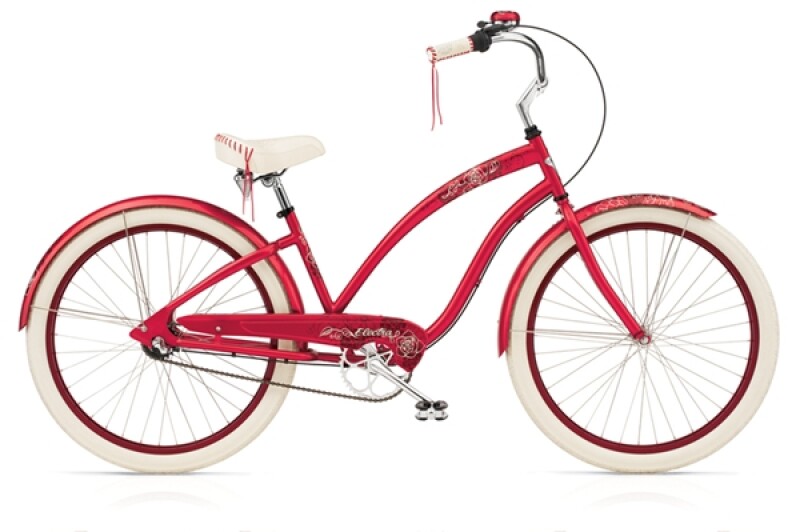 Electra Bicycle Fleur 7i raspbeery ladies'