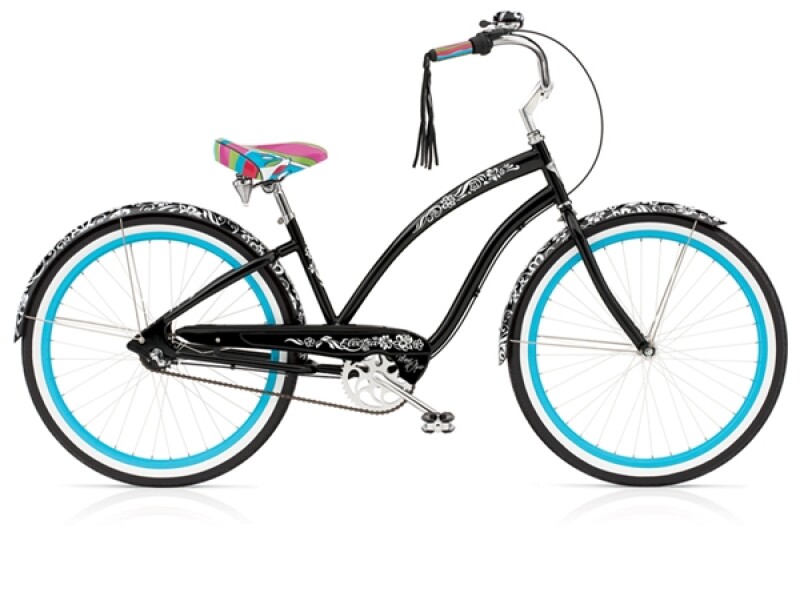 Electra Bicycle Blanc et Noir 7i black ladies'