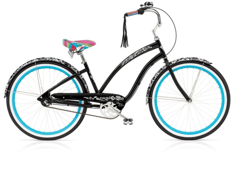 Electra Bicycle Blanc et Noir 7i black ladies'