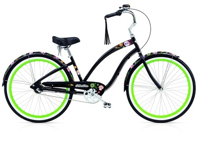 Electra Bicycle Sugar Skulls