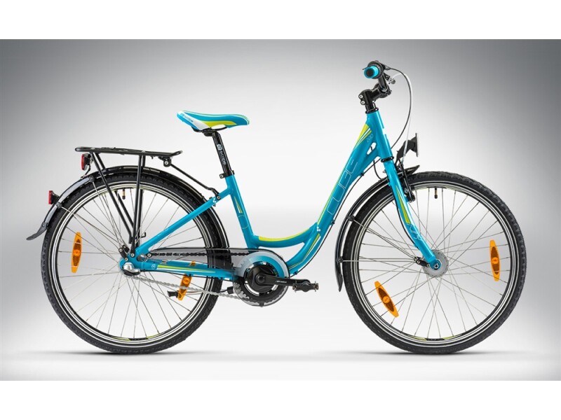 Cube KID 240 cross blue lime blue lime