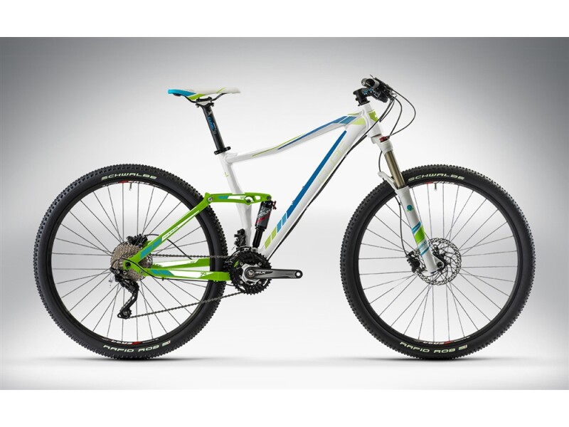 Cube STING WLS 120 PRO 27.5 / 29 white'n'green'n'blue