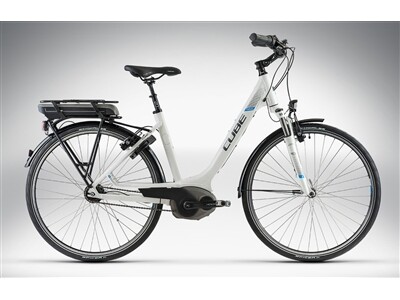 Cube TRAVEL HYBRID white anthrazit blue
