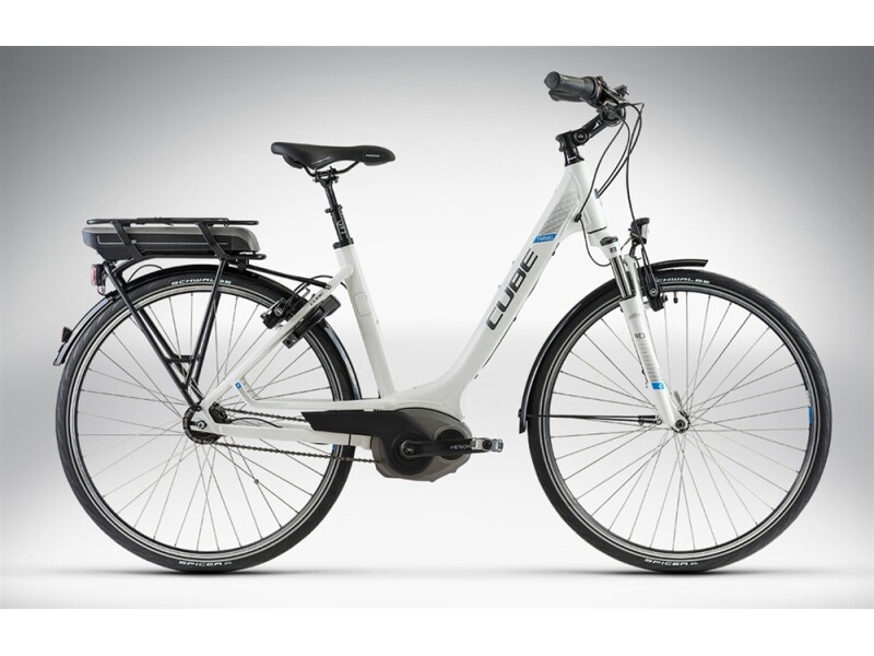 Cube TRAVEL HYBRID white anthrazit blue
