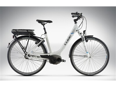 Cube TRAVEL HYBRID RT white anthrazit blue