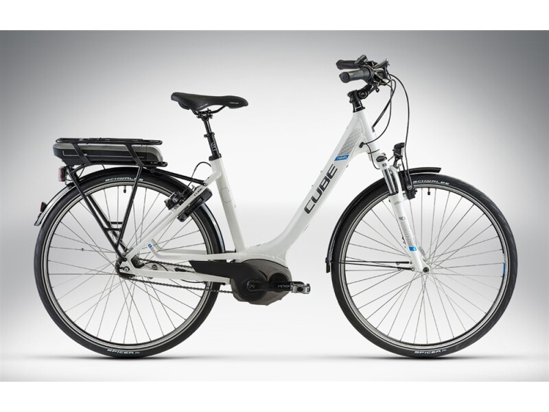 Cube TRAVEL HYBRID RT white anthrazit blue