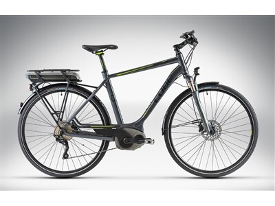Cube TOURING HYBRID anthrazit black green Man