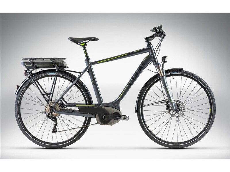 Cube TOURING HYBRID anthrazit black green Man