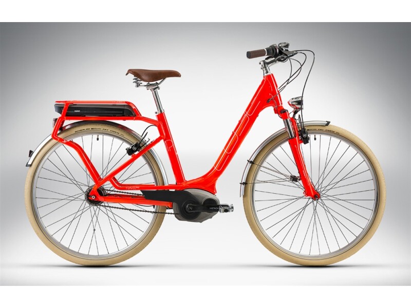 Cube TRAVEL HYBRID PRO spicy orange'n'white