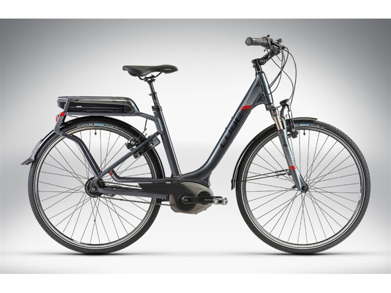 Cube TRAVEL HYBRID PRO RT anthrazit black white red