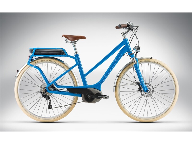 Cube TOURING HYBRID PRO blue'n'white