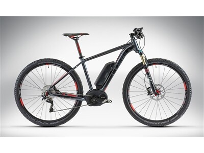 Cube REACTION HYBRID SLT 29 grey'n'flashred