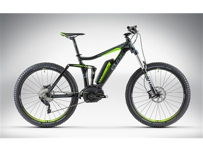 Cube STEREO HYBRID 140 PRO 27.5 black'n'grey'n'green